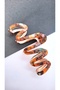 Women's Spiral Bow Bone Metal Buckle - 4