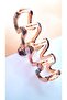 Women's Spiral Bow Bone Metal Buckle - 5