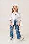 Girl's Double Muslin Shirt Double Set 1813