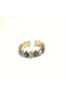 Evil Eye Bead Adjustable Ring - 2