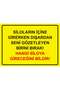 The One Who Watches You, Brk, Tell Me Which Grave You Want to Go To! Isg Warning Sign Pvc A3 30X42 cm