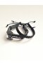 Fashionable Genuine Leather Bracelet with Double Axe Figure 2 - 4