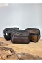 Large Size 3-Eye Leather Belt Holder, Genuine Leather Belt Wallet, Coin Purse, Belt Bag - 6