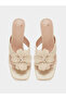 Flower Corsage Slip On Sandals - 6