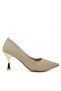 Glittered Pointed Toe Stiletto Heels Pumps - 5