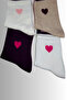 Women's Socks (4 Pairs) Children's Socks Patterned Cotton Short Socks - 3