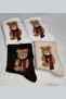 Women's Socks (4 Pairs) Children's Socks Patterned Cotton Short Socks - 2