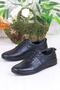 425000 Soft Flexible Comfortable Rubber Laced Genuine Leather Men's Shoes - 3