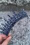 Abrienda Navy Blue Bridal Henna Crown Special Occasion Accessory Women's Crown Hair Accessory – Crown, Crystal Stone - 2