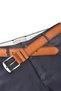 Men's Tan 4 cm Wide Suede Belt Faux Suede Sports Belt 2402643 - 2
