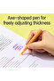 EU624 Highlighter, 6PCS, Yellow/Orange, Pink/Green/Blue/Purple – For Notes, Marking & DIY - 5