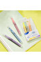 EU624 Highlighter, 6PCS, Yellow/Orange, Pink/Green/Blue/Purple – For Notes, Marking & DIY - 6
