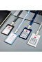 8315-blue Name Badge Holder, 54×89mm Core, No Lanyard 6pcs– For Office, Exhibitions & Conferences - 5