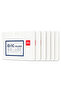 8314-white Name Badge Inner Core, 89×54mm, No Lanyard 6pcs– For Office Id Display - 3