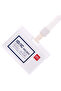 8314-white Name Badge Inner Core, 89×54mm, No Lanyard 6pcs– For Office Id Display - 5
