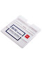 8314-white Name Badge Inner Core, 89×54mm, No Lanyard 6pcs– For Office Id Display - 4