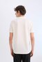 Slim Fit Slim Fit Stand Collar Textured Short Sleeve Waffle Polo T-Shirt Z4262Az25Sm - 6