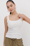 U Neck Basic Undershirt A0336-U11 - 3