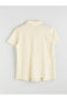Lcw Dream Shirt Collar Striped Maternity Shorts Pajamas Set - 7