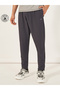 Woven Running Track Pants with Zip Hem