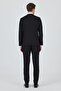Men's Black Swallow Collar Flexible 6 Drop Slim Fit Suit 1001250162 - 5