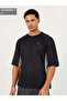 Contrast Panel Ultra Lightweight Mesh Oversized Training T-Shirt