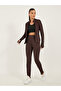 Brown Solid Activewear Set - 2