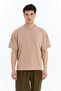 Men's Modal T-Shirt Oversize Comfortable Loose Fit T-Shirt Heavy Fabric Easy to Wrinkle Free Ironing