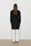 Asymmetrical Cotton Tunic with Belt Black - 4