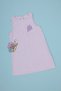 Girls Lilac Crew Neck A-Form Woven Dress 50299309-Vr034 - 3