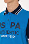 Men's Regular Fit Polo Neck Cobalt Blue T-Shirt 50299803-Vr077 - 7