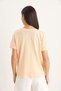 Women's Puppy Mouth Crew Neck Short Sleeve T-Shirt with Flower Accessories 60602060 - 6