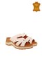 Venus 2409904Y Genuine Leather Women's Anatomical Slippers White Ç - 2