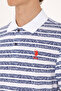 Men's Regular Fit Polo Collar Light Navy Blue T-Shirt Kzy Gi̇yi̇m - 7