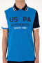Men's Regular Fit Polo Neck Cobalt Blue T-Shirt 50299803-Vr077 - 6