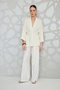 off white Viscose Pants