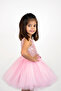 Glittery Strap Snap Girls Bodysuit and Fluffy Tutu Skirt Set - 2