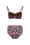 Women's Leopard Patterned Bikini Set - 3