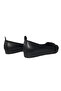 Women's Flats Black Chain Buckle Lightweight Comfortable Sole Stylish Casual Shoes - 5