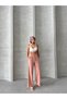 Waist Tie Detailed Linen Trousers Misspnt2669 - 3