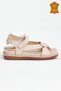 Venus 202064Y Genuine Leather Anatomical Women's Sandals Beige Ç - 2