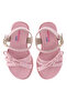 Infant Girls Sandals With Back Strap Pink | Made In Brazil - 5