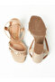 Vizzano Ladies Party Sandals Beige | Made In Brazil - 5