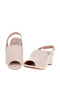 Ladies Mid Heel Sandals Cream | Made In Brazil - 4