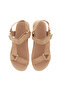 Ladies Sandals With Back Strap Nude | Made In Brazil - 5