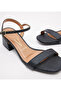 Vizzano Ladies Mid Heel Sandals Black | Made In Brazil - 4