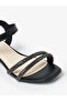 Pre Teen Girls Sandals With Back Strap Black | Made In Brazil - 4