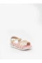 Girls Sandals With Back Strap Beige | Made In Brazil - 2