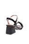 Vizzano Ladies Low Heel Sandals Black | Made In Brazil - 3