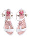 Pre Teen Girls Sandals With Back Strap White | Made In Brazil - 5